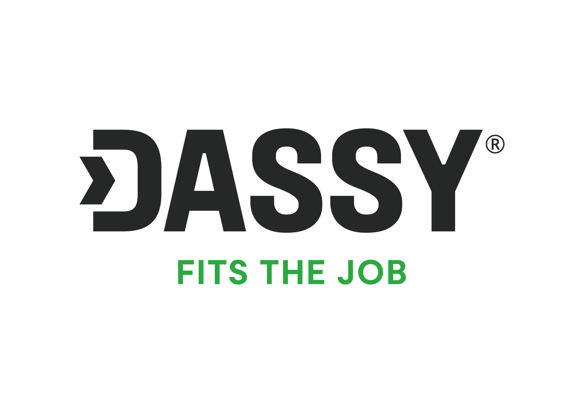 DASSY FITS THE JOB - black - no background